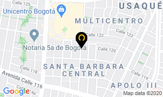 Mapa de Camargo Dental Center en Bogotá D.C
