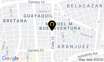 Mapa de Cambiaderos De Colombia Ltda. en Cali