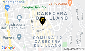 Mapa de Cambios Bilbao en Bucaramanga
