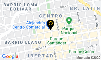 Mapa de Cambios Roney en Cúcuta