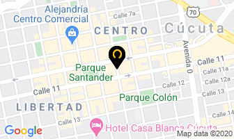 Mapa de Cambios San Diego en Cúcuta
