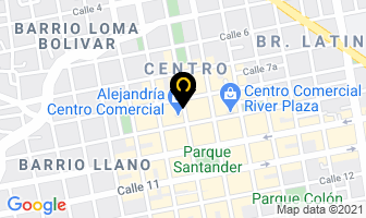 Mapa de Cambios Santander en Cúcuta