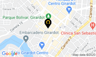 Mapa de Camellón Piscina en Girardot
