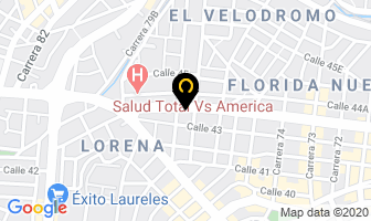 Mapa de Camicar en Medellín