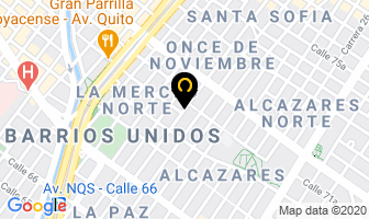 Mapa de Caminando Bogota en Bogotá D.C