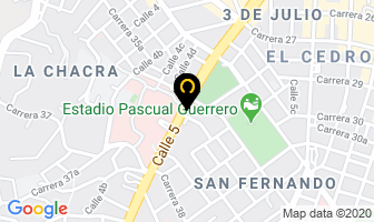 Mapa de Caminar Suministros Ortopedicos en Cali