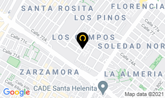 Mapa de Camisas Alberto Cuartas en Bogotá D.C