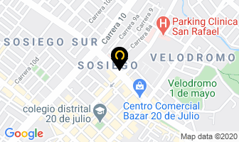Mapa de Camisas Giovannni en Bogotá D.C