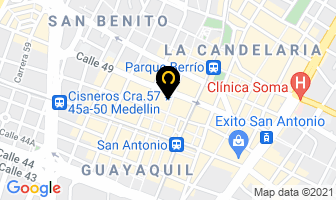 Mapa de Camisas Kerossene en Medellín