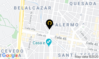 Mapa de Camisas S en Bogotá D.C
