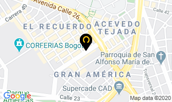 Mapa de Camisas Sagor en Bogotá D.C