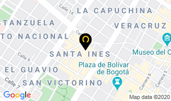 Mapa de Camisería Central en Bogotá D.C