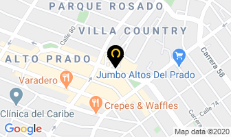 Mapa de Camisetas Yavú en Barranquilla