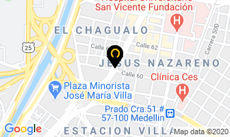 Mapa de Campanas Y Cocinas en Medellín