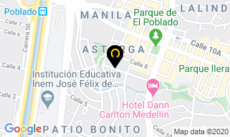 Mapa de Cañas P. Jorge Ivan en Medellín