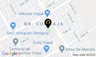 Mapa de Canchas Sintéticas El Alcaraván en Yopal