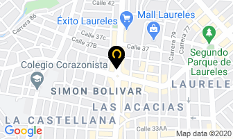 Mapa de Canecas Decorativas en Medellín