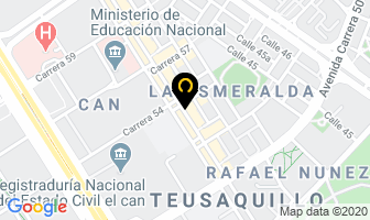 Mapa de Canela Bakery en Bogotá D.C