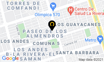 Mapa de Canes Veterinaria en Cali