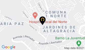 Mapa de Canigan en Bucaramanga