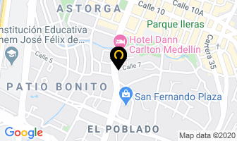 Mapa de Cano Aristizábal Pablo Alberto en Medellín