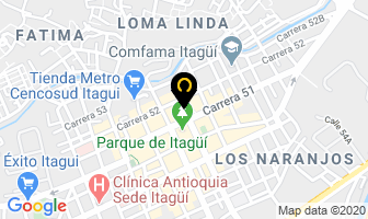 Mapa de Cano ortíz victor hugo en Itaguí