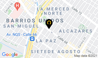 Mapa de Cañon Briceño Gilberto en Bogotá D.C