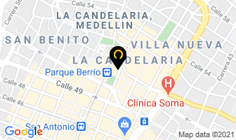 Mapa de Canon Studios en Medellín