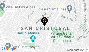 Mapa de Cantar Mexicano Juvenil en Bogotá D.C