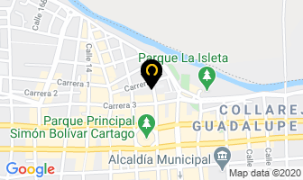 Mapa de Cantora Parrilla Bar en Cartago