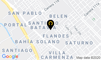 Mapa de Caolines La Pirámide Ltda. en Bogotá D.C