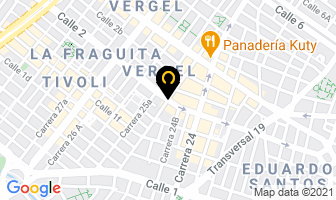 Mapa de Capacitadora en Bogotá D.C