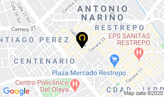 Mapa de Capital De Aluminios Ltda en Bogotá D.C