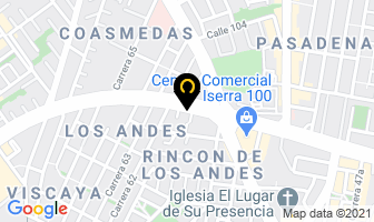 Mapa de Capital Rent@car en Bogotá D.C