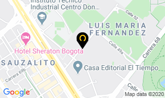 Mapa de Caprecom Eps en Bogotá D.C