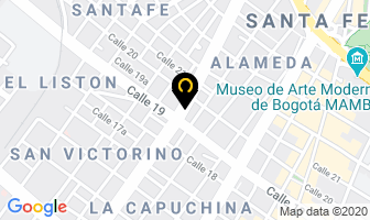 Mapa de Capuchineras Mundo Espress en Bogotá D.C