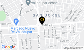 Mapa de Car Aires en Valledupar