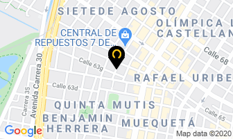 Mapa de Car Lujos De Colombia en Bogotá D.C