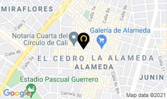 Mapa de Car Marketing en Cali