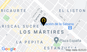 Mapa de Car Milenio La Doce en Bogotá D.C