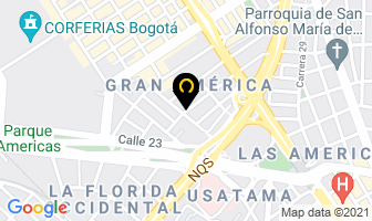 Mapa de Car Renting en Bogotá D.C