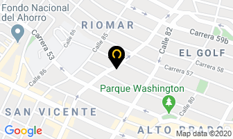 Mapa de Car Wash Center en Barranquilla