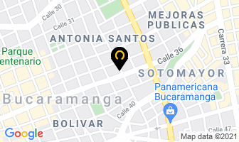 Mapa de Car's Express en Bucaramanga