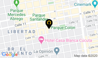 Mapa de Caracol Radio en Cúcuta
