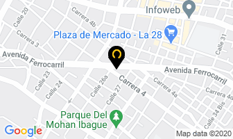 Mapa de Caraires en Ibagué