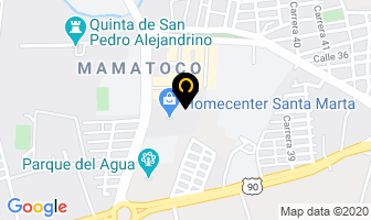 Mapa de Caramelitos en Santa Marta