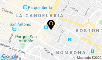 Mapa de Carbón Paisa en Medellín