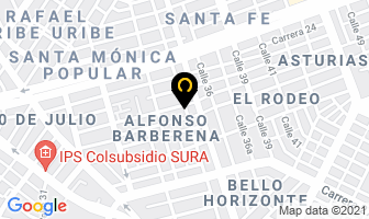 Mapa de Carbonera La Herrera en Cali