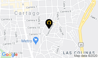Mapa de Carcafé Ltda. C.i. en Cartago