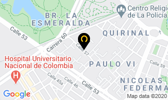 Mapa de Cárdenas Belmer en Bogotá D.C